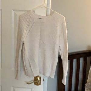 Lightweight BR White Sweater